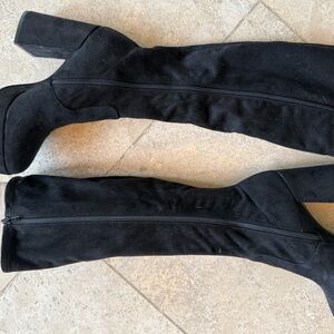 Steve Madden Black Heeled Boots